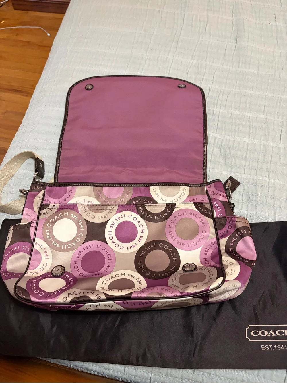 Coach crossbody circular